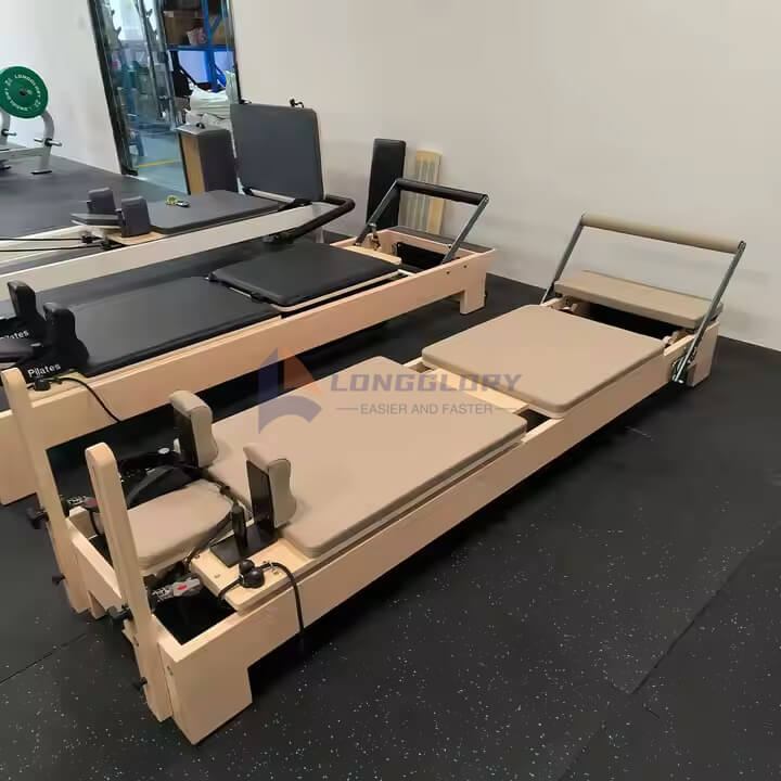 Meaisín Athchóirithe Clasaiceach Maple Wood Pilates